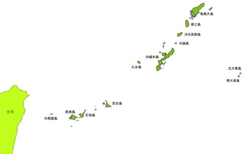 沖縄の地図